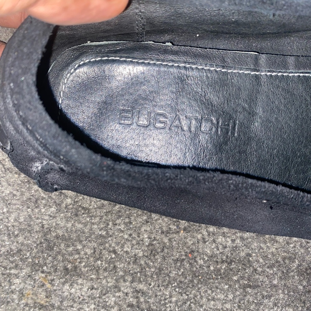 Bugatchi Men's Black Suede Loafers